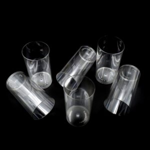 6 Pcs Large Glass used in all kinds of kitchen and official purposes for drinking water and beverages etc.