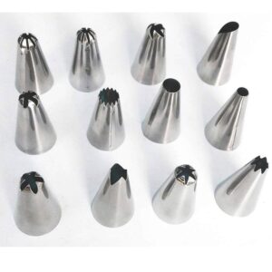 12 Piece Cake Decorating Set of Measuring Cup Oil Basting Brush